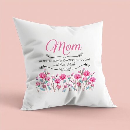 Cuscino personalizzato con scritta - Mamma