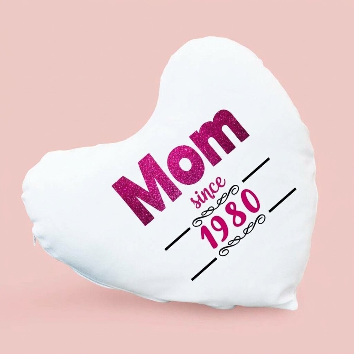 Cuscino personalizzato a forma di cuore - Vita da mamma