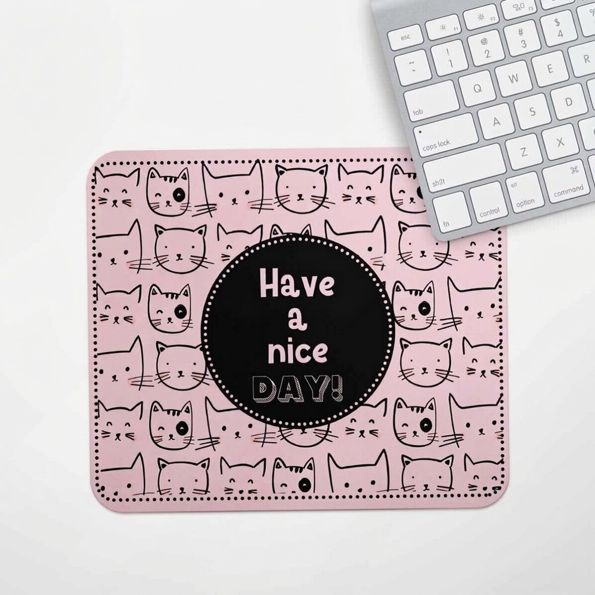 Tappetino per mouse personalizzato con scritta - Gatti