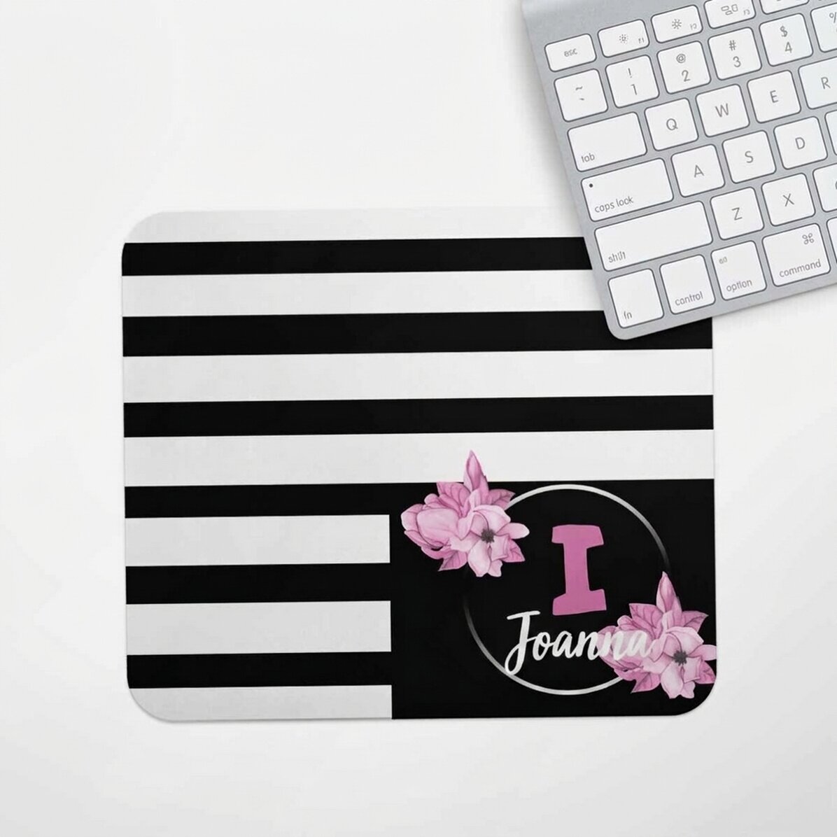 Tappetino per mouse personalizzato con iniziale e nome - Magnolia