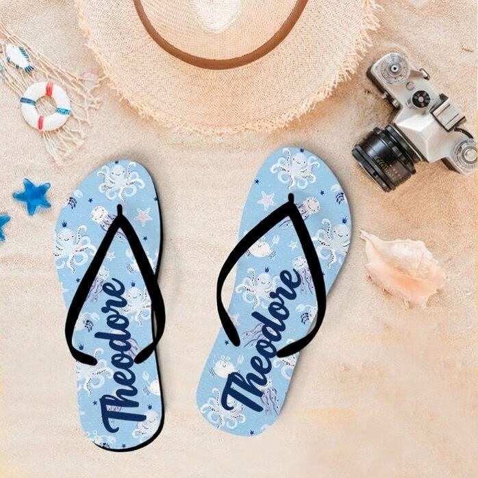 Infradito personalizzate per bambini con scritta - Jellyfish