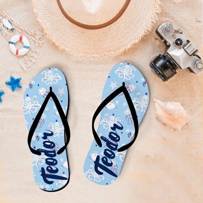 Infradito personalizzate per bambini con scritta - Jellyfish