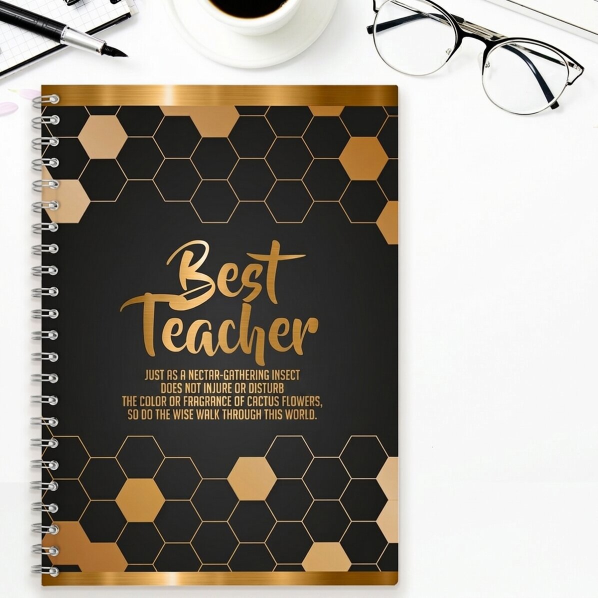 Quaderno personalizzato con scritta - Best teacher