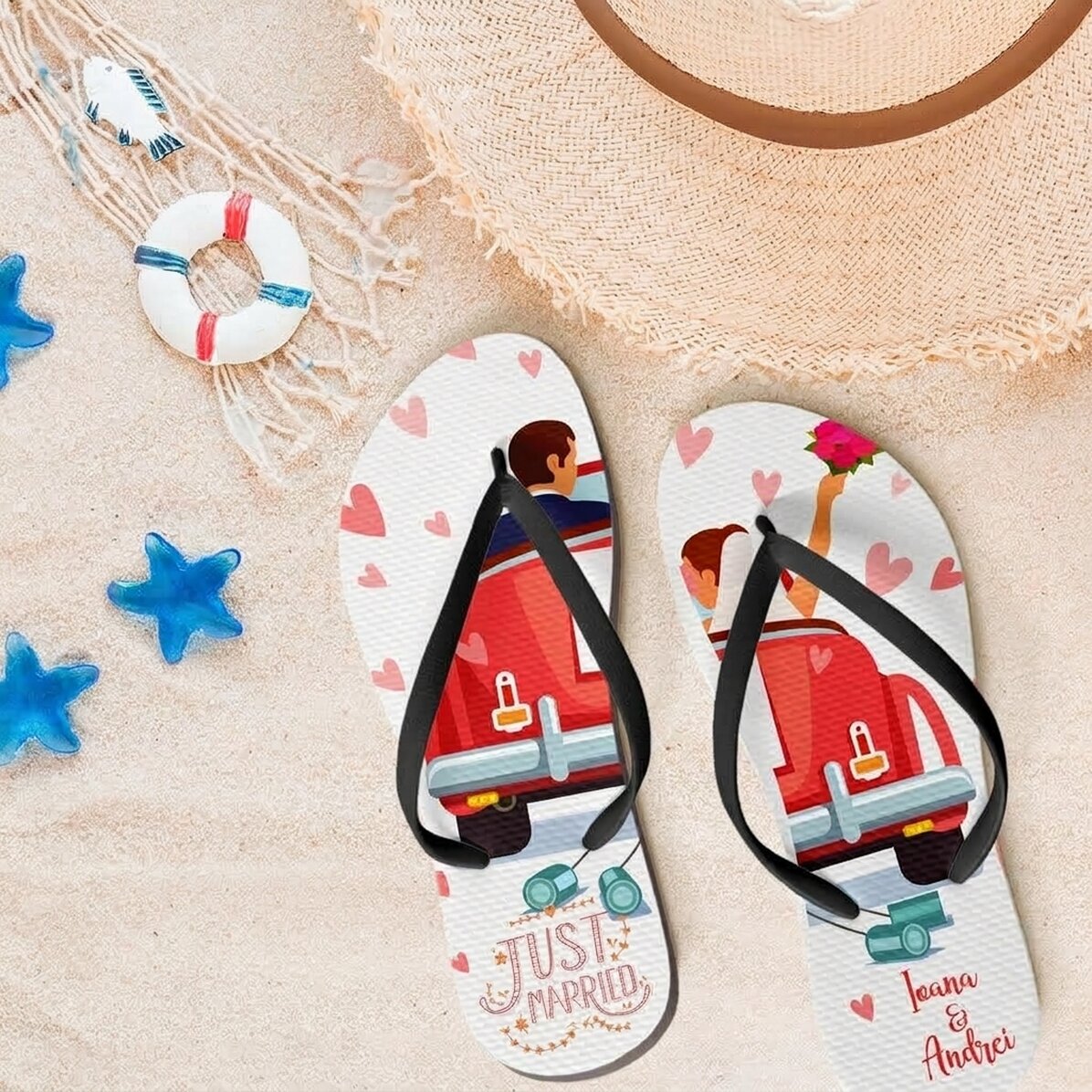 Infradito personalizzate con scritta - Honeymoon