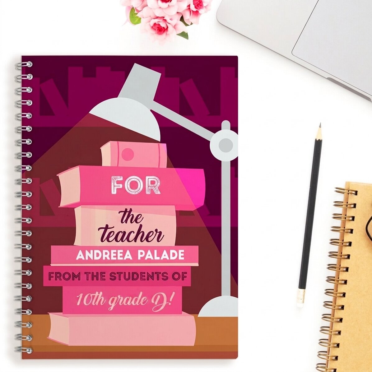 Taccuino personalizzato con 5 frasi