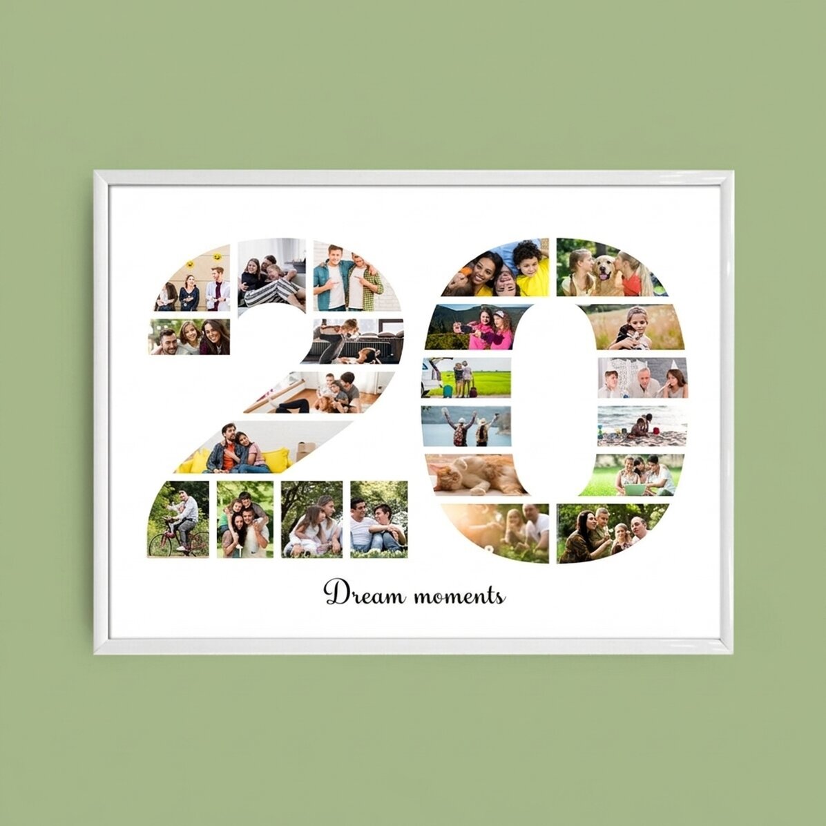 Quadro personalizzato in formato orizzontale con foto e testo - 20