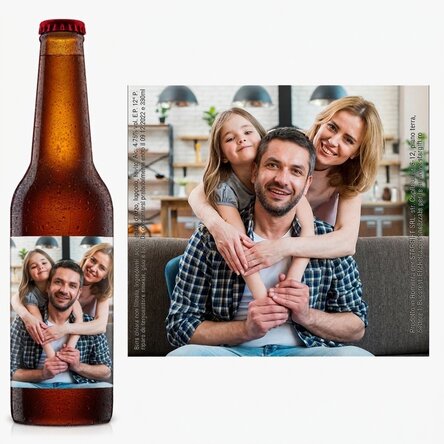 Birra personalizzata con foto