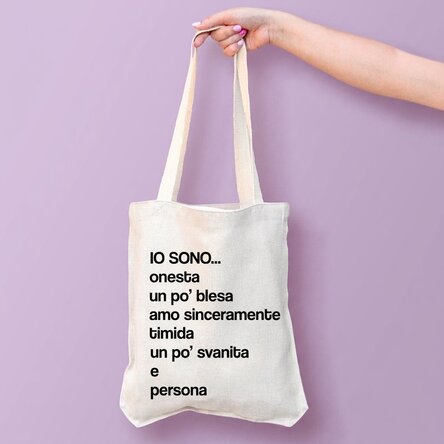 Borsa personalizzata con scritta - Elenco
