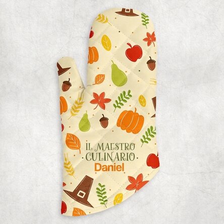 Guanto da cucina personalizzato con scritta - Pumpkin
