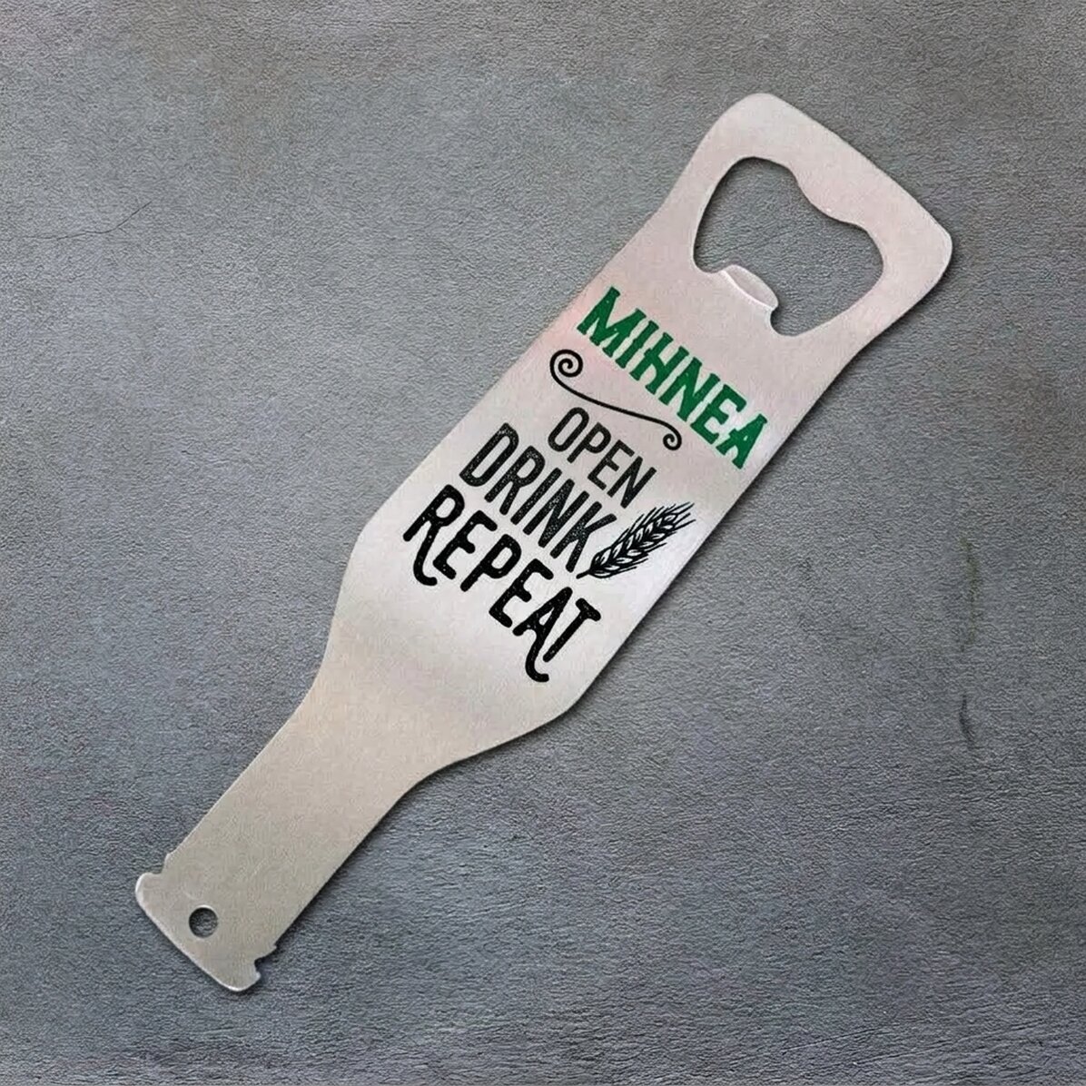 Apribottiglie personalizzato - Drink Open Repeat