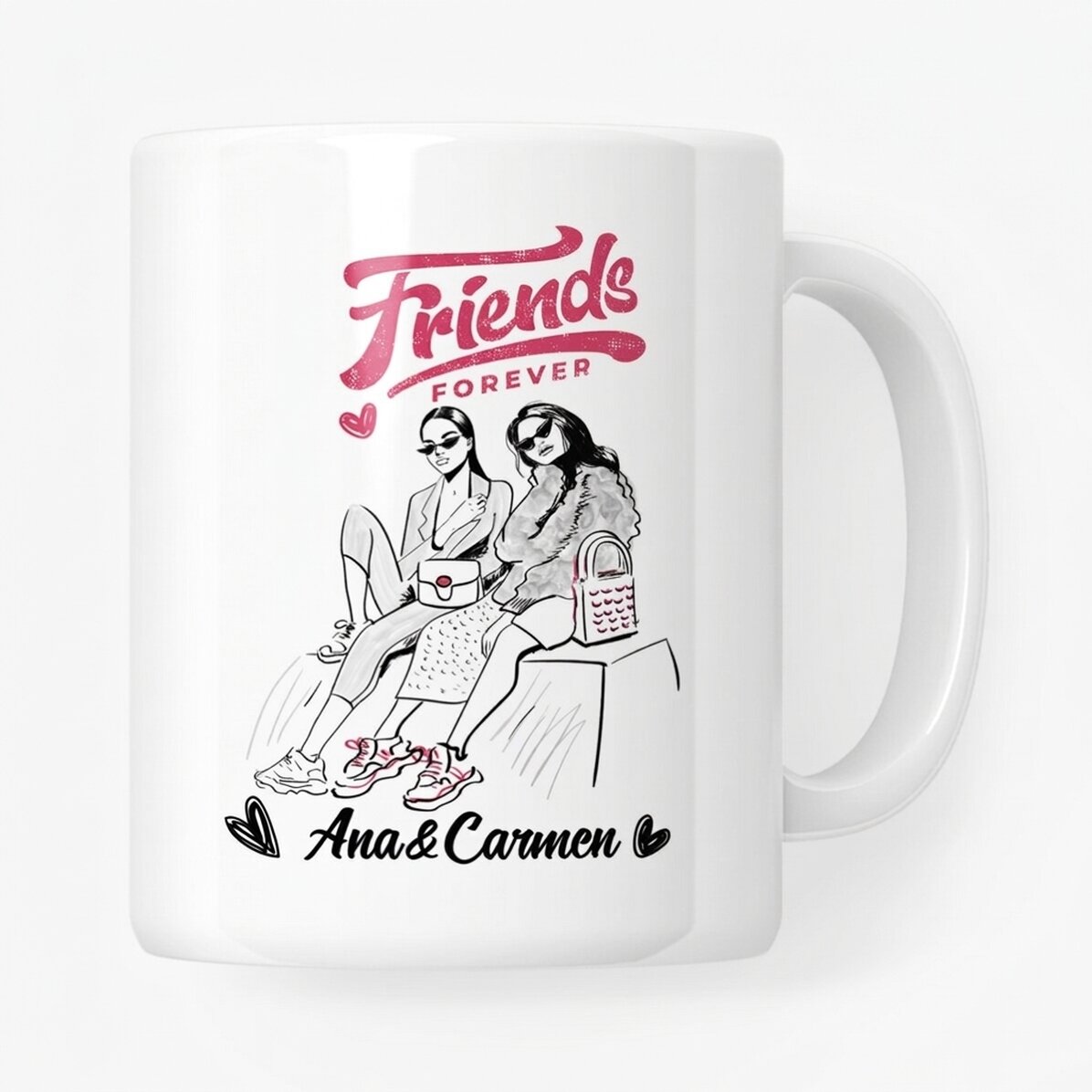 Tazza personalizzata con scritta - Migliori amici