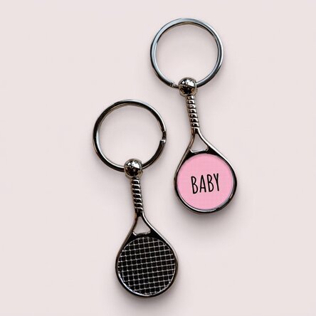 Portachiavi personalizzato con scritta - Baby