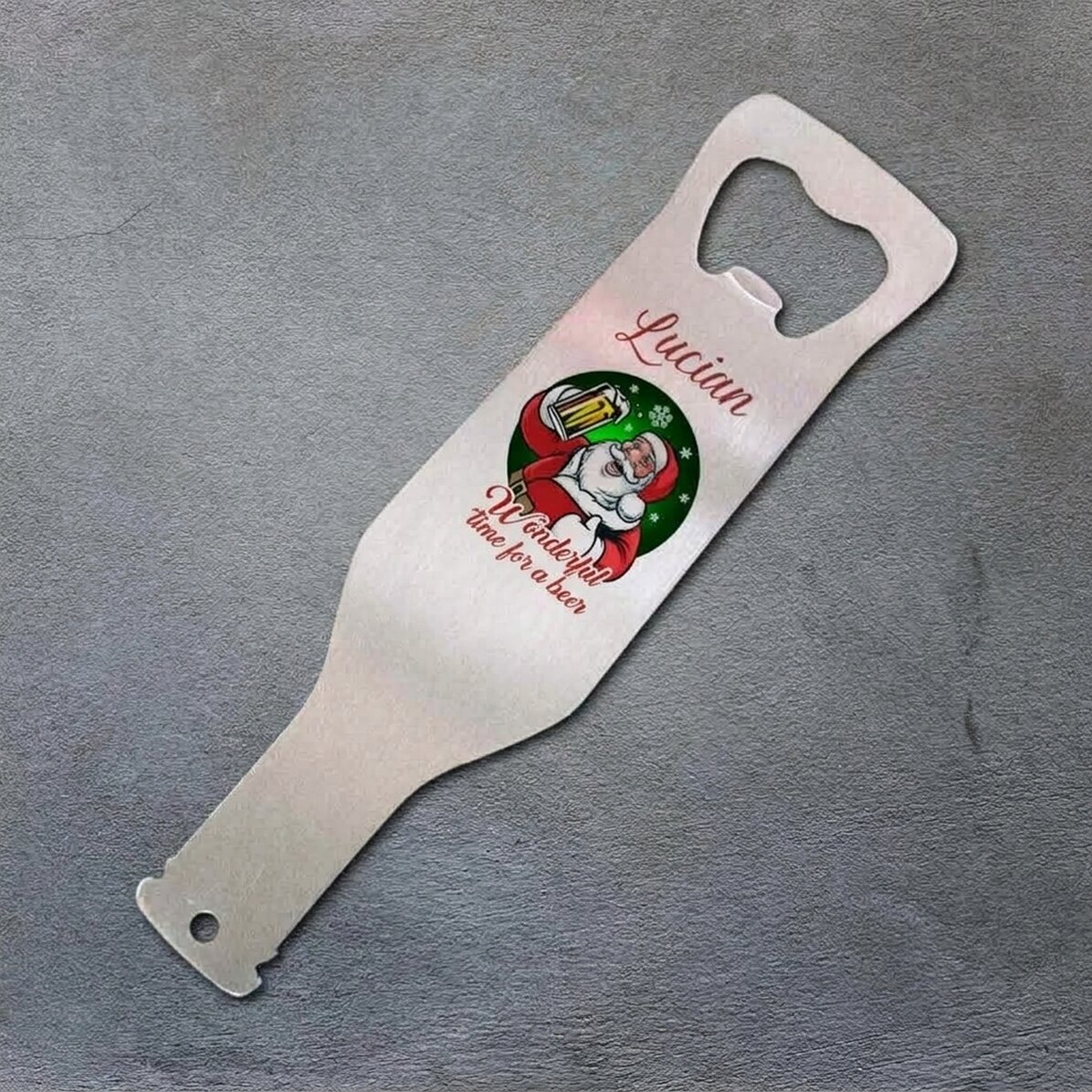 Apribottiglie personalizzato - Babbo Natale