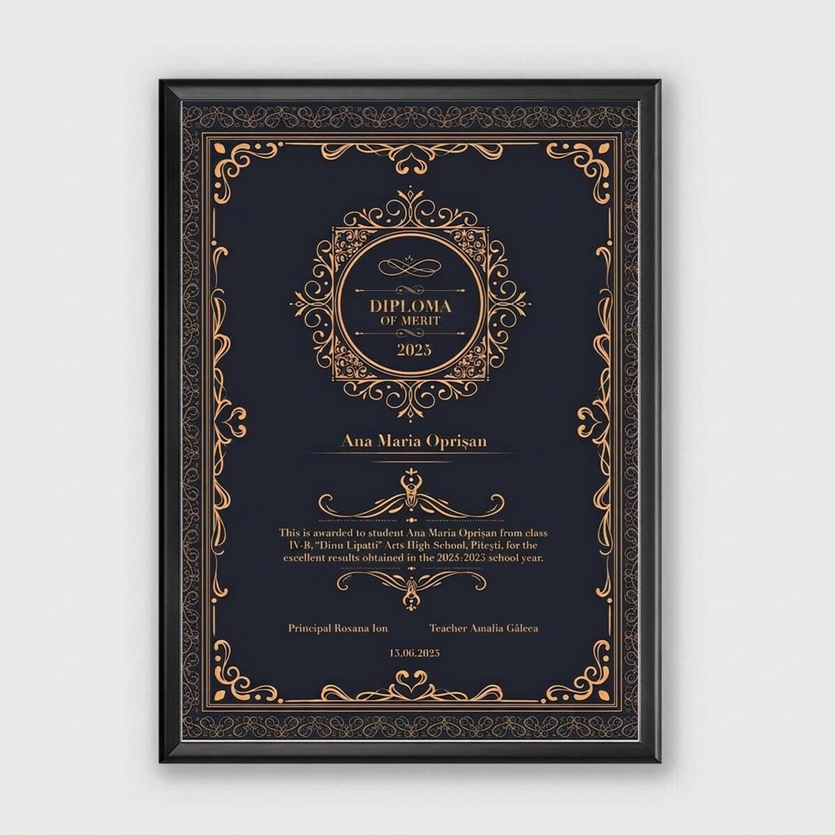 Quadro personalizzato - Diploma