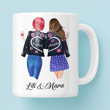 Tazza personalizzata con scritta - Good friends