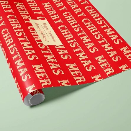 Carta da regalo personalizzata con testo incorniciato - Merry Christmas