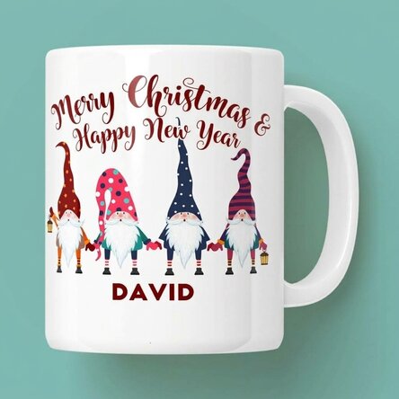 Tazza personalizzata con scritta - Santa is coming