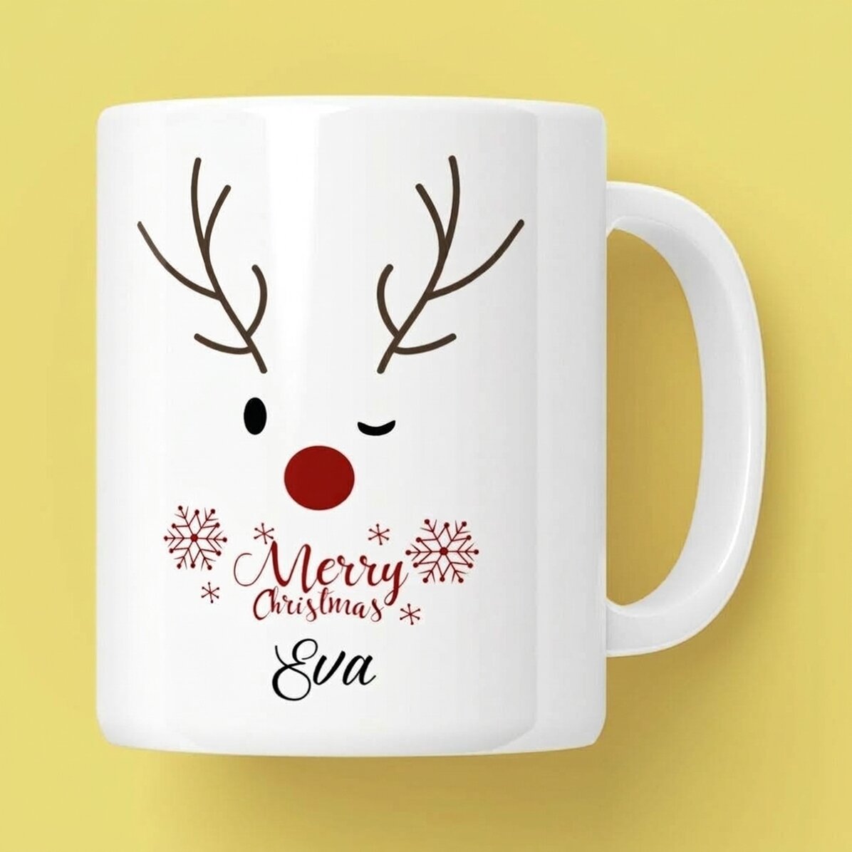Tazza personalizzata con scritta - Renna