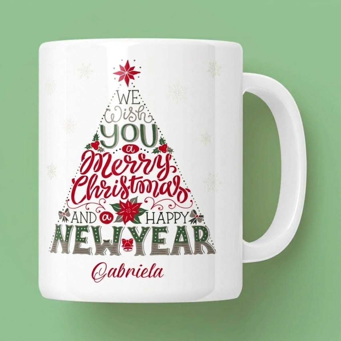 Tazza personalizzata con scritta - Buon anno nuovo
