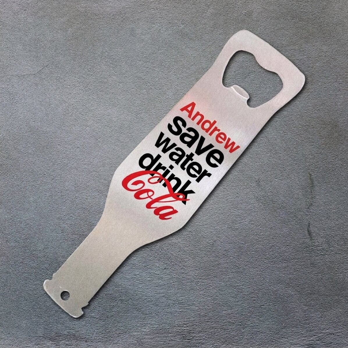 Apribottiglie personalizzato - Save Water, Drink Cola