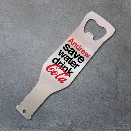Apribottiglie personalizzato - Save Water, Drink Cola