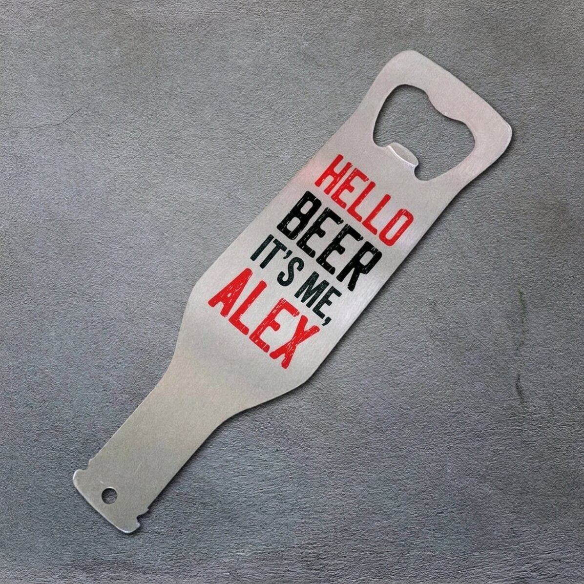 Apribottiglie personalizzato - Hello Beer