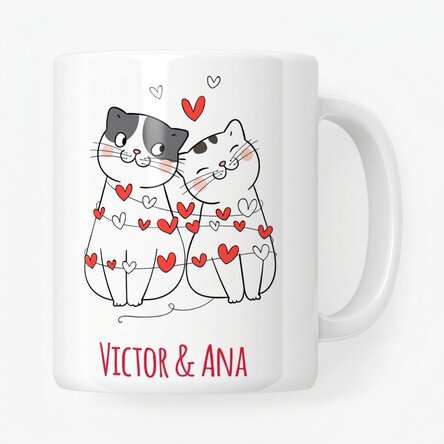 Tazza personalizzata con scritta - Gattini