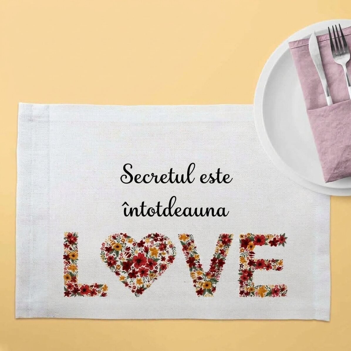 Portapiatto personalizzato - The secret ingredient
