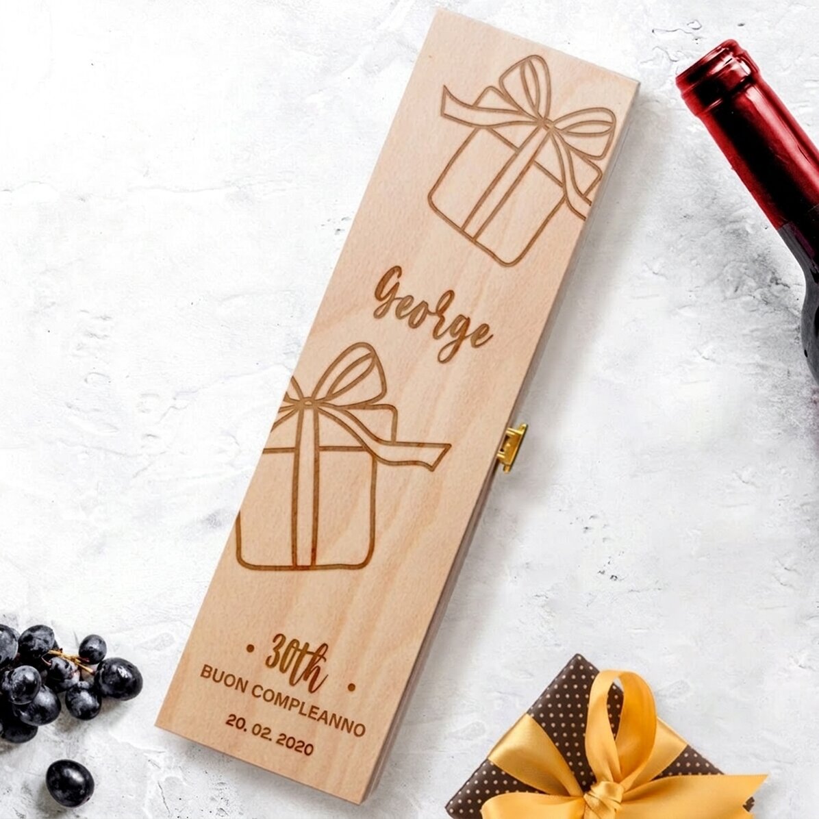 Scatola di vino personalizzata - Il regalo perfetto