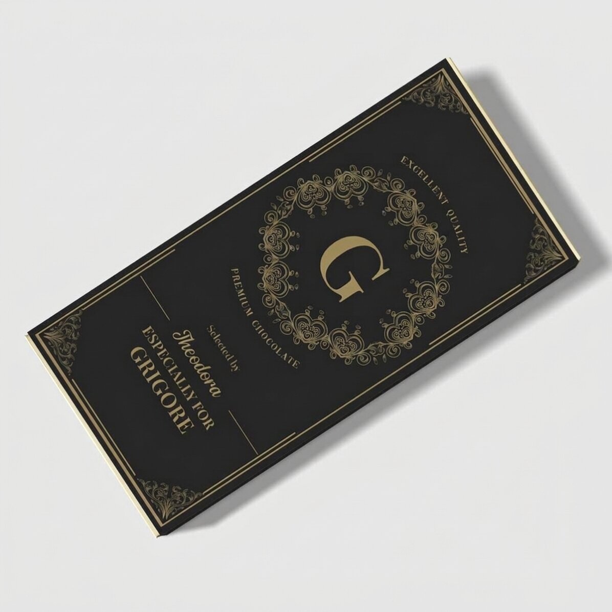 Cioccolato personalizzato con scritta - Monogramma