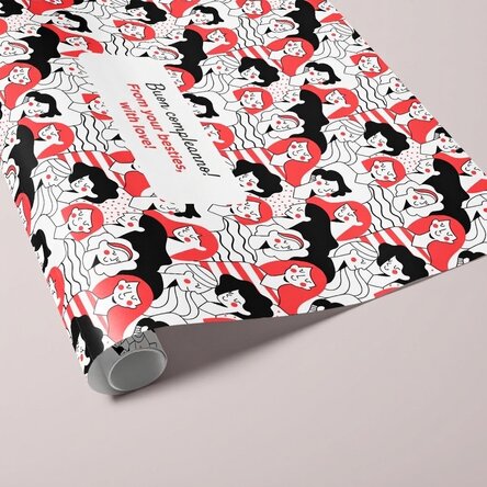 Carta da regalo personalizzata con testo - Donna