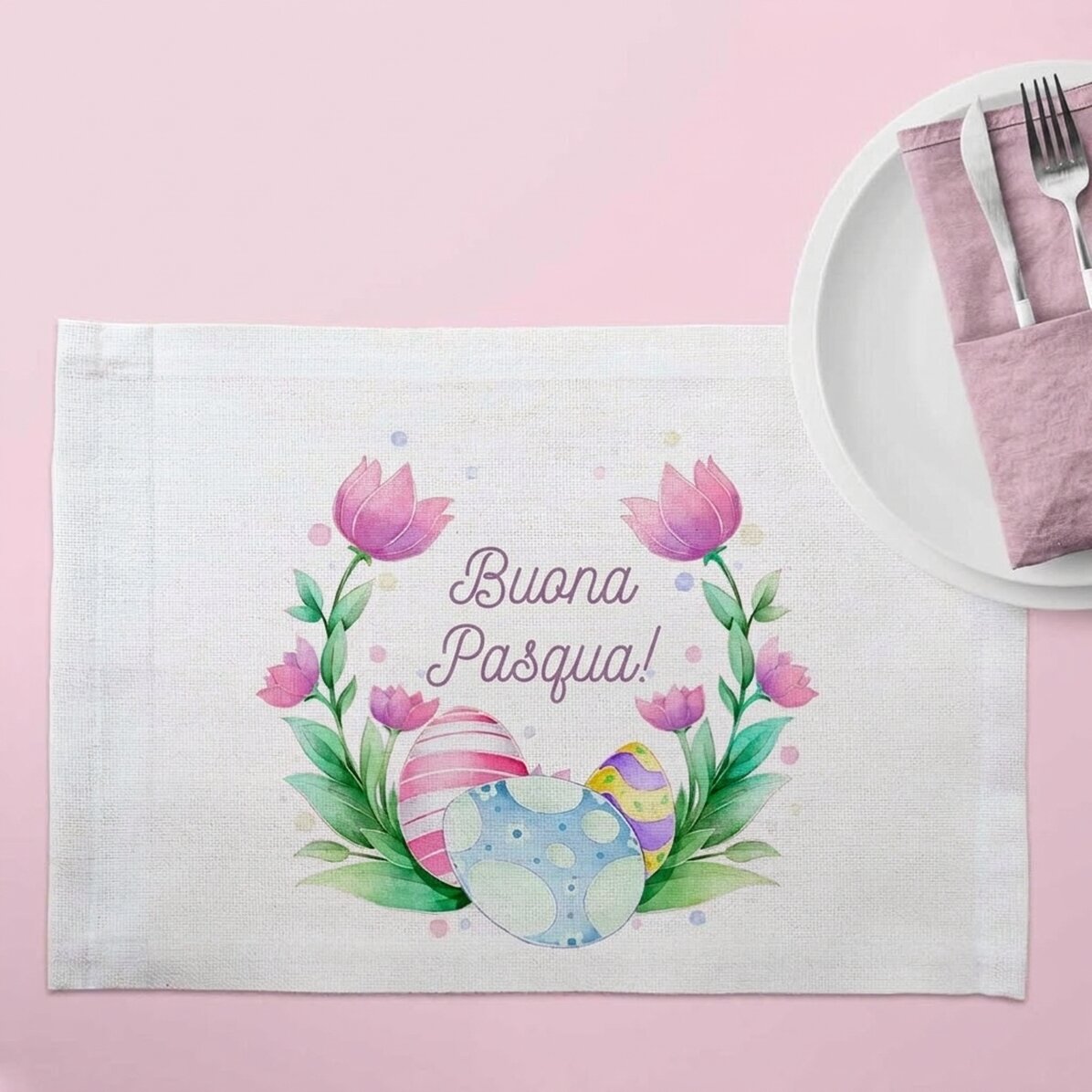 Portapiatto personalizzato - Paste Fericit