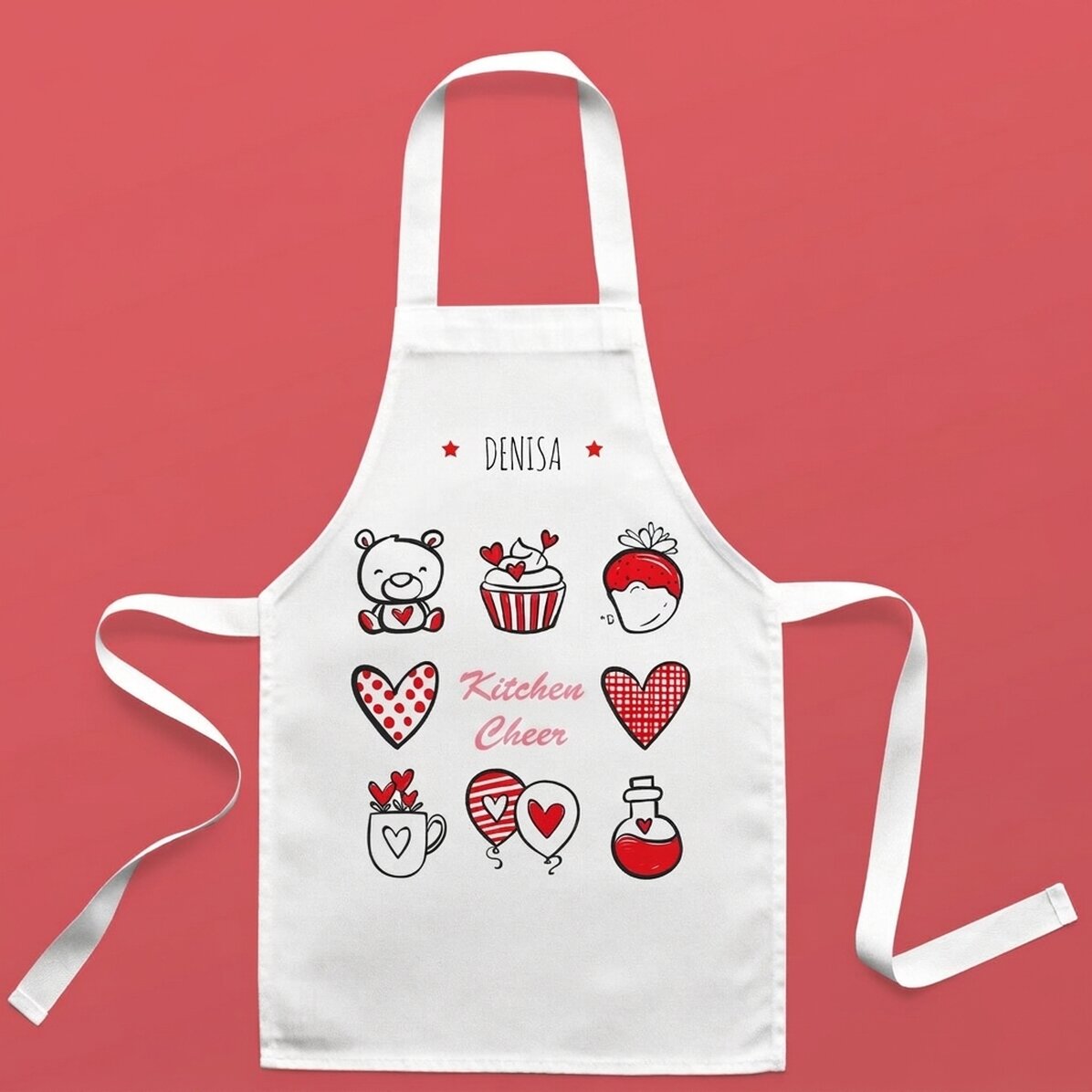 Set personalizzato per bambini con scritta - Allegria in cucina