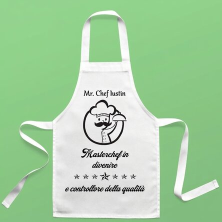 T-shirt personalizzata per bambini con scritta - Masterchef