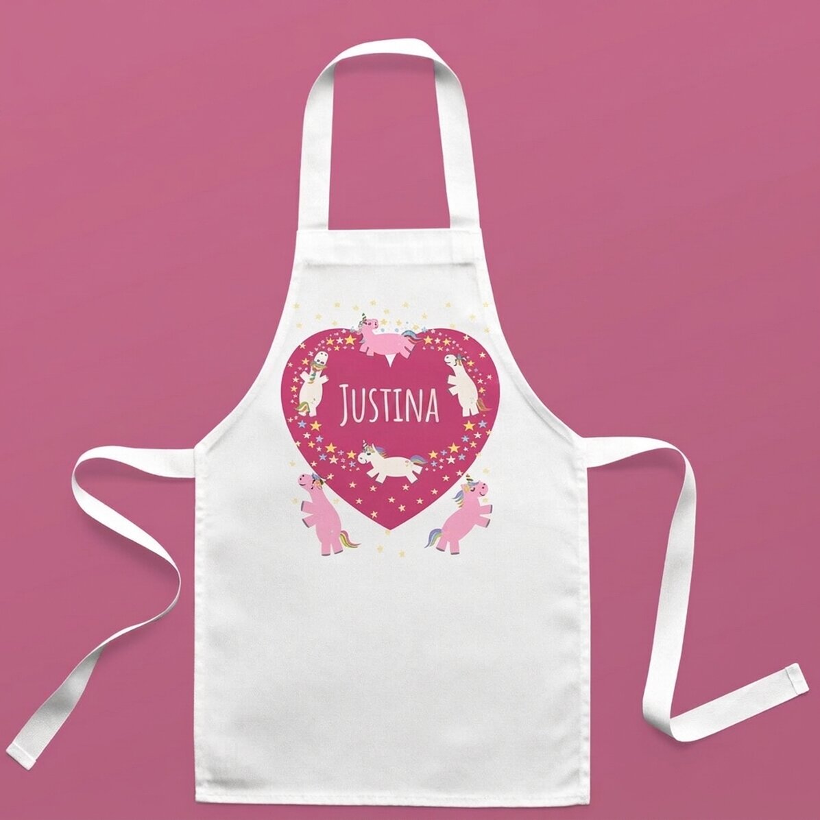 Modello personalizzato per bambini con scritta - Unicorni