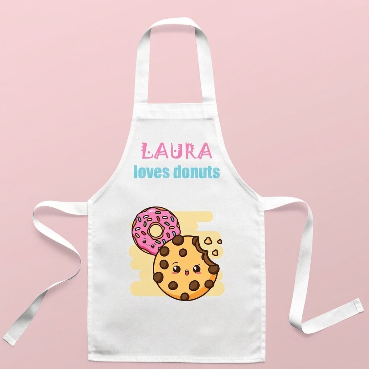 T-shirt personalizzata per bambini con scritta - Gli amanti delle ciambelle