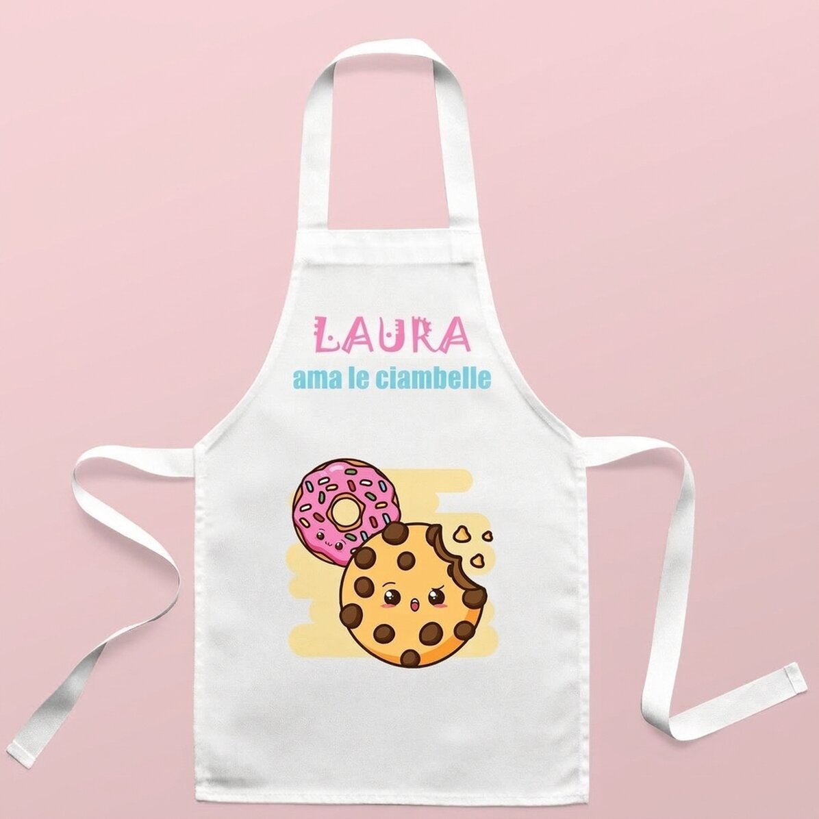T-shirt personalizzata per bambini con scritta - Gli amanti delle ciambelle