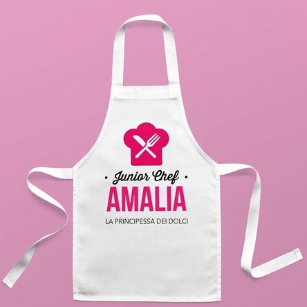 Modello personalizzato per bambini con testo - La principessa dei dolci