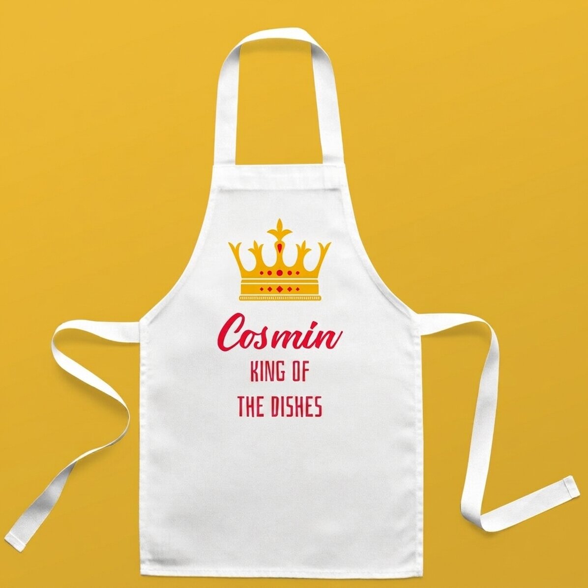 T-shirt personalizzata per bambini con scritta - Il re dei piatti