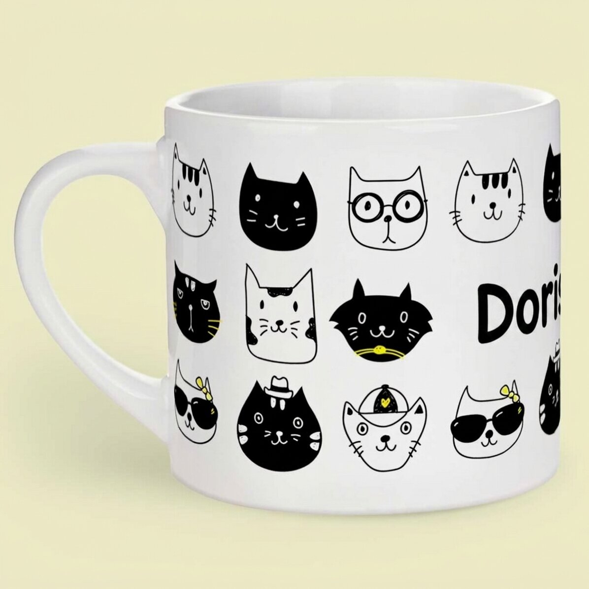 Tazza personalizzata per bambini con scritta - Cats