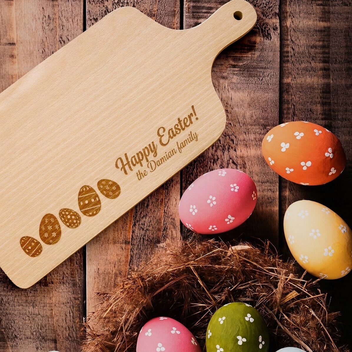Tagliere personalizzato - Uovo di Pasqua