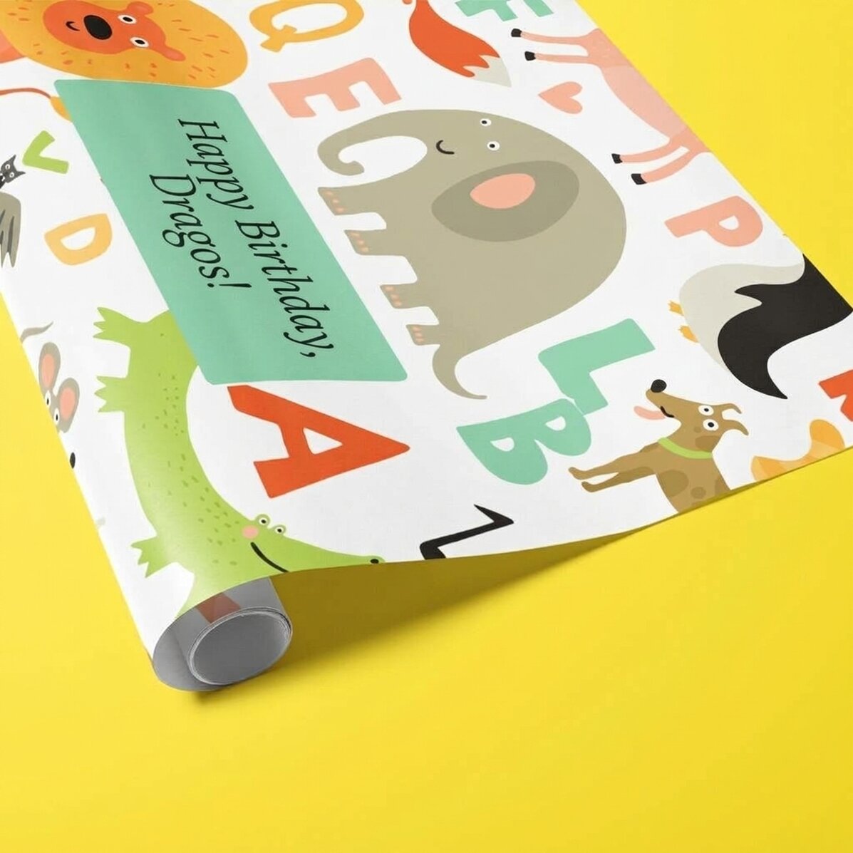 Carta da regalo personalizzata con testo - Animalietti