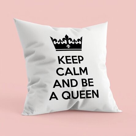 Cuscino personalizzato con scritta - Keep Calm
