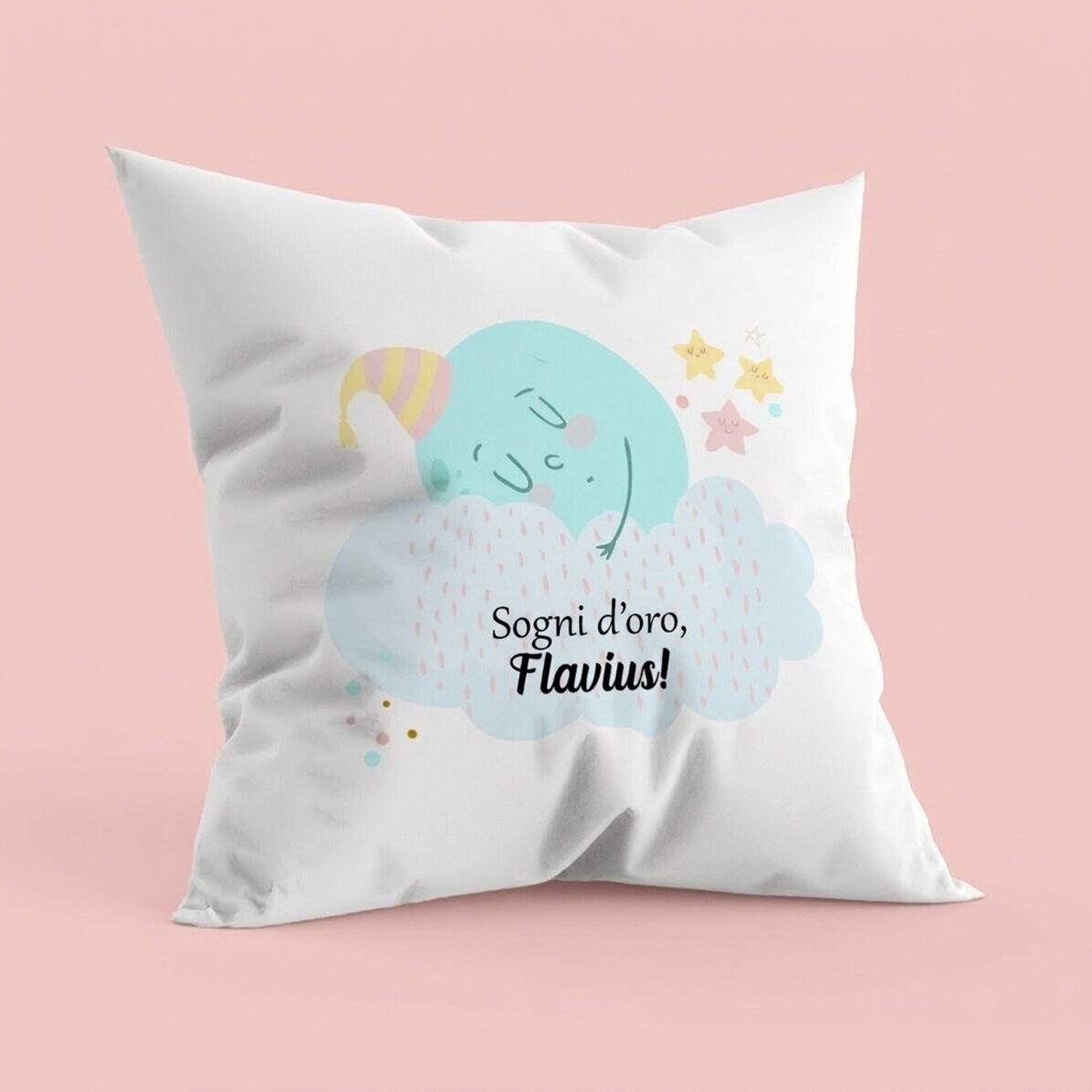 Cuscino personalizzato con scritta - Sweet dreams
