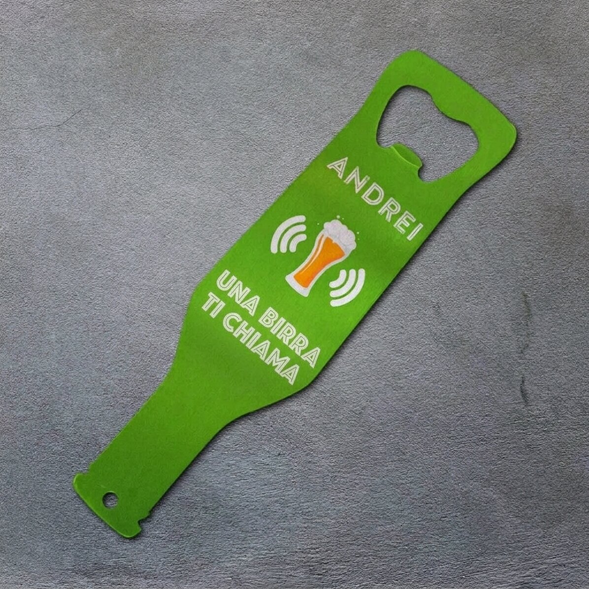 Apribottiglie personalizzato - Beer is calling you