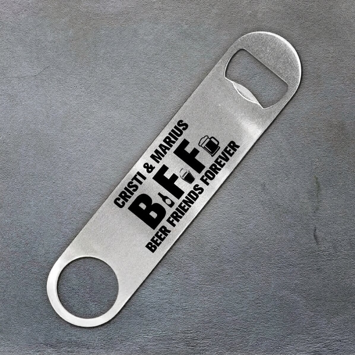 Apribottiglie personalizzato con scritta - BFF