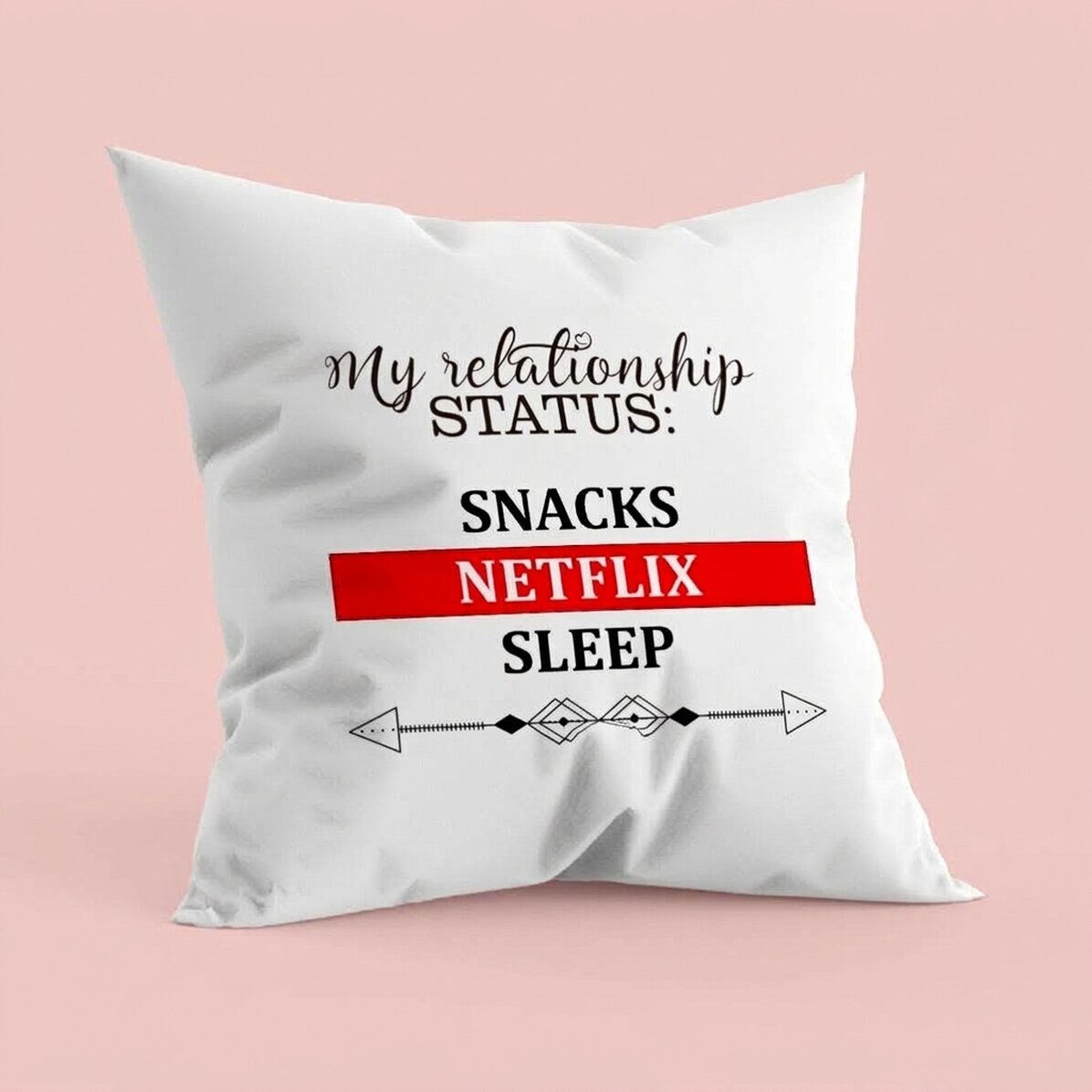 Cuscino personalizzato con scritta - Stato sentimentale