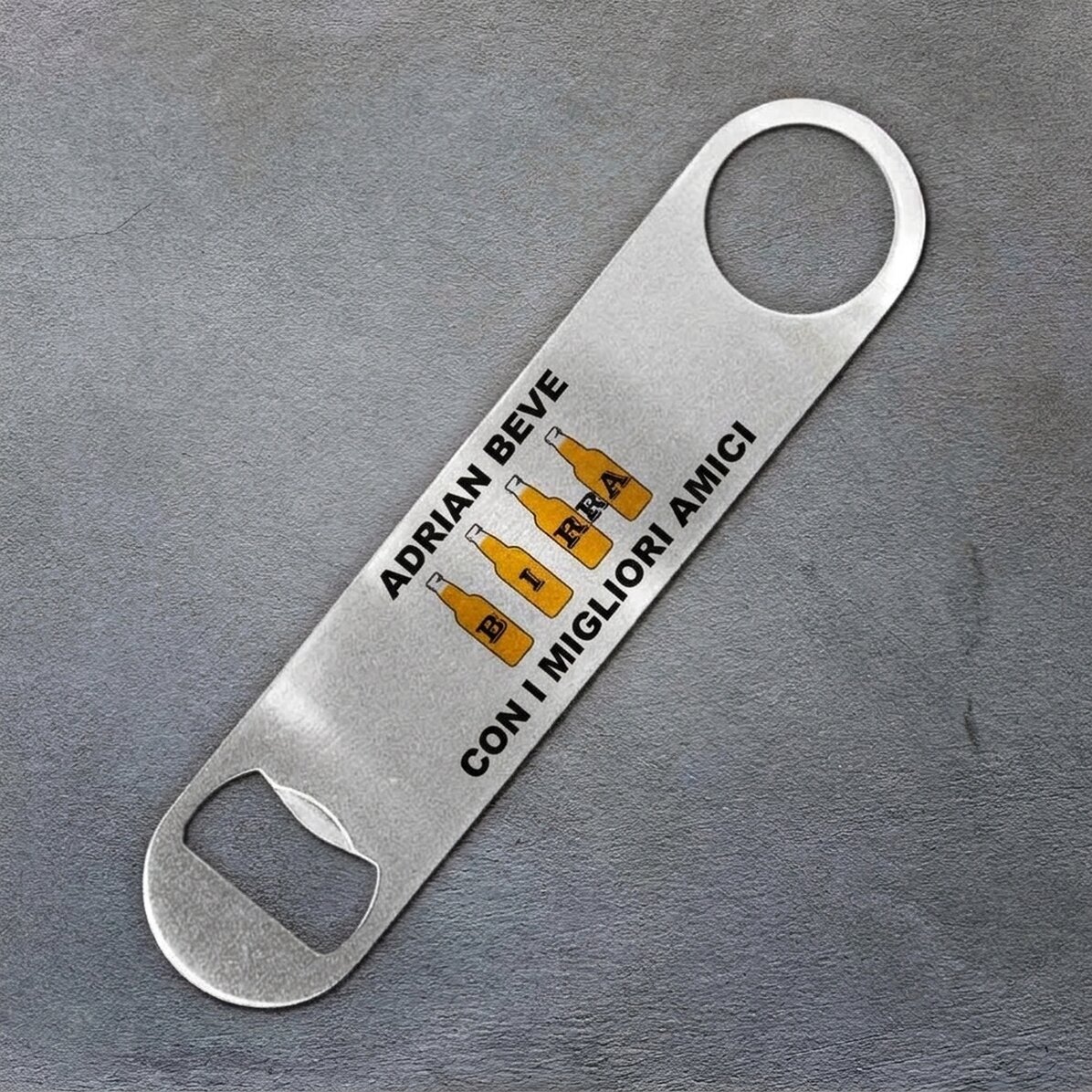 Apribottiglie personalizzato con scritta - Drink with best friends