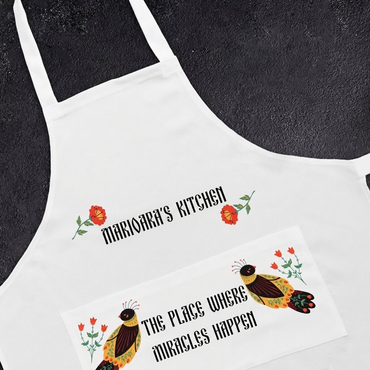 Set personalizzato con testo - Meraviglie in cucina