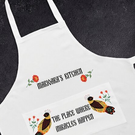 Set personalizzato con testo - Meraviglie in cucina